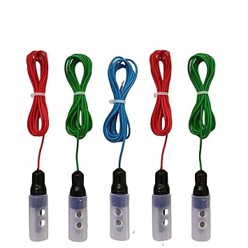 AQUAA Solution 5 Unit Water Level Stainless Steel Sensor with 1.5m Wire for Water Level Controllers and Indicator
