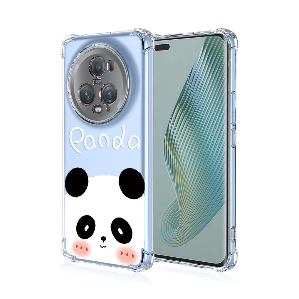 HAOYE Cover Per Honor Magic 5 Pro – Morbida Con Brillantini, TPU Antiurto, Protezione Fotocamera, Verde