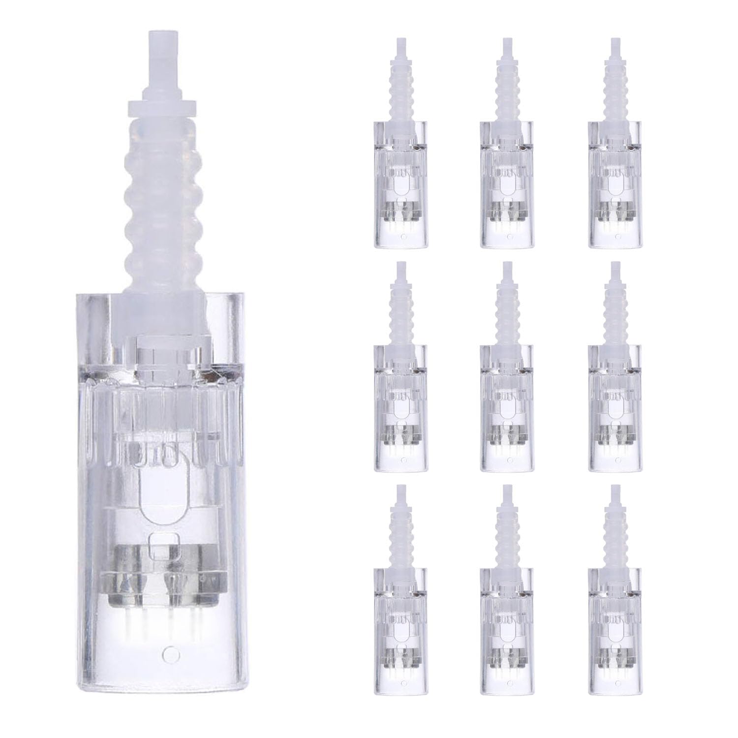 Microneedling Derma Pen Roller Cartridges (10pcs*12pin 0.25mm) For A1/A6/N2/M5/M7 At Home Use J17012