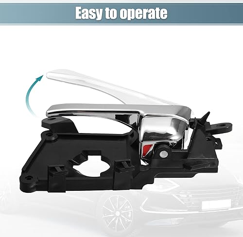 Miniatura 6 de X AUTOHAUX Interior del coche delantero izquierdo manija de puerta lateral cubre ajuste para Kia Optima 2011-2013 82610-2T000