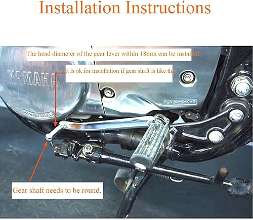 Miniatura 8 de Paquete de 3 fundas para palanca de cambios de motocicleta, empuñaduras de goma antideslizantes, protector de zapatos para Yamaha Suzuki, palanca de