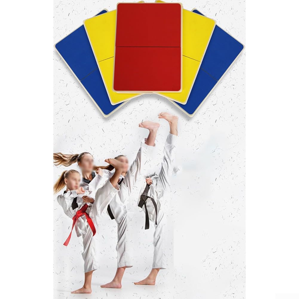 Taekwondo - Tavola da Allenamento Riutilizzabile, per Arti Marziali, Colore Giallo (Oltre 10 Anni)