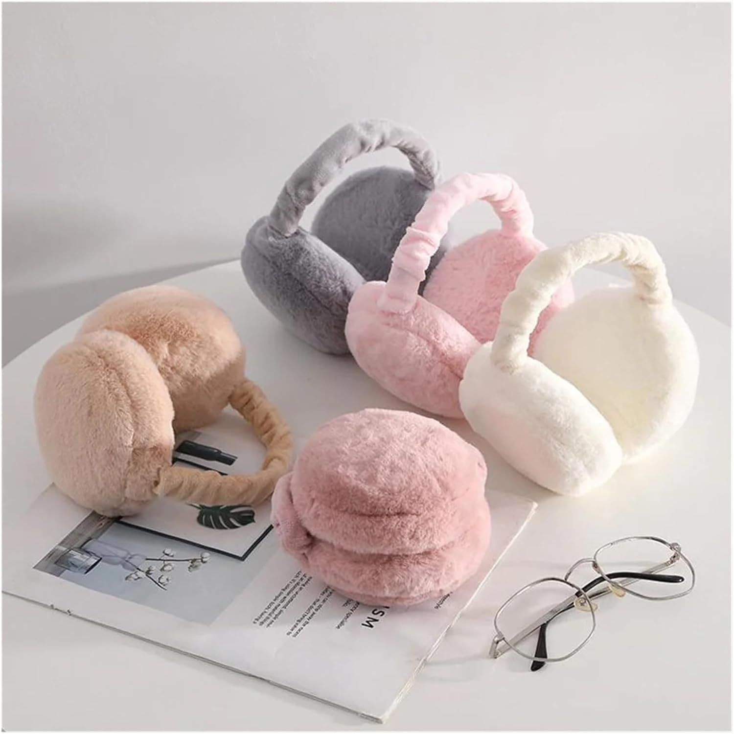 Folding Earmuffs Antifreeze Warm Cold Plush Cute Winter Convenient And Foldable