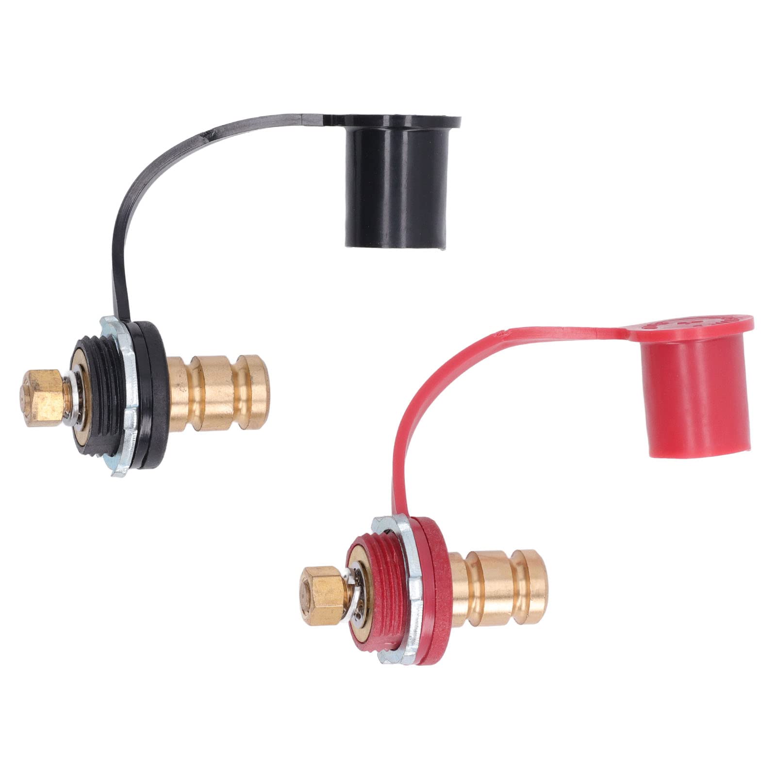 2 SZTUK Ładowarka Post, 250A 20mm Stud Jumper Terminal z Wodoodporną Osłoną, Czarny Czerwony Zdalne Zaciski Baterii Relokacja Stud Battery Post Stos Jumper Terminal dla Samochodów