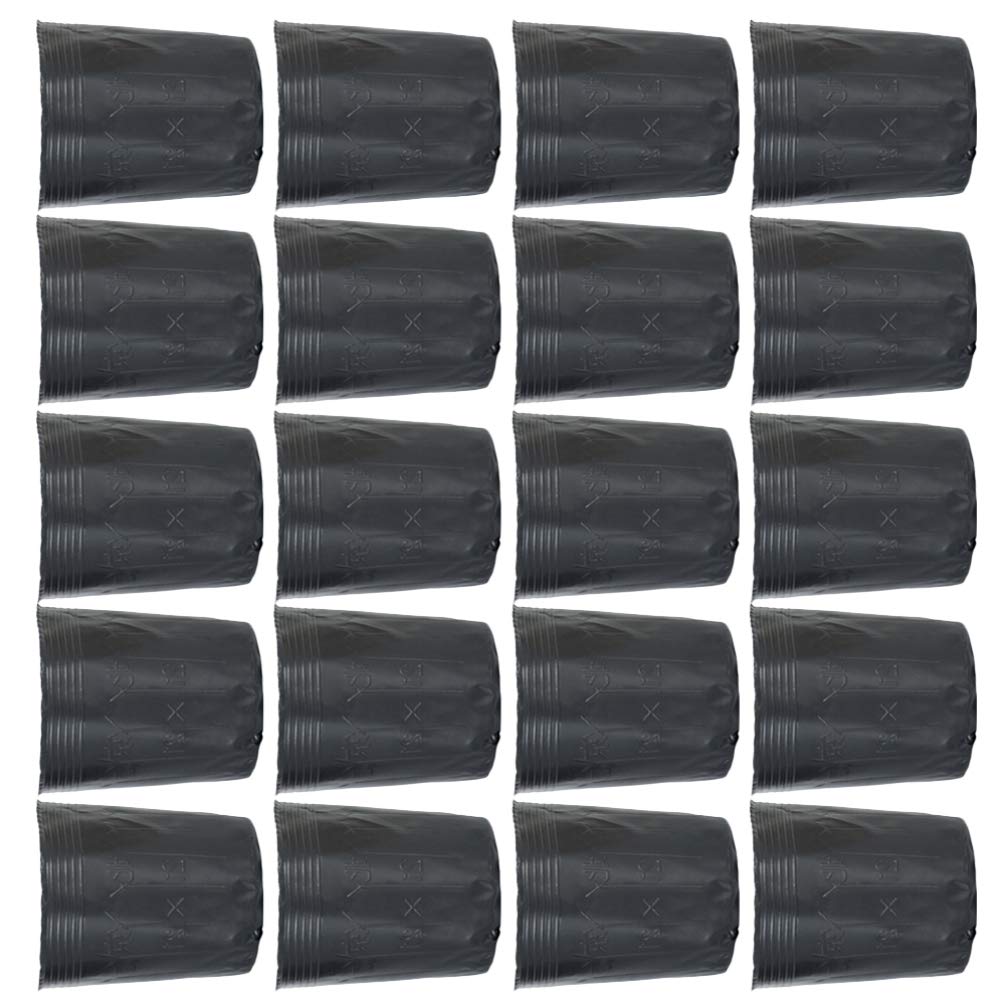 Hemoton 300 macetas de plástico para plantas de vivero, macetas de plástico para semillero de inicio, macetas para trasplantar, bandejas de arranque para jardín, herramientas de 9 x 9 cm