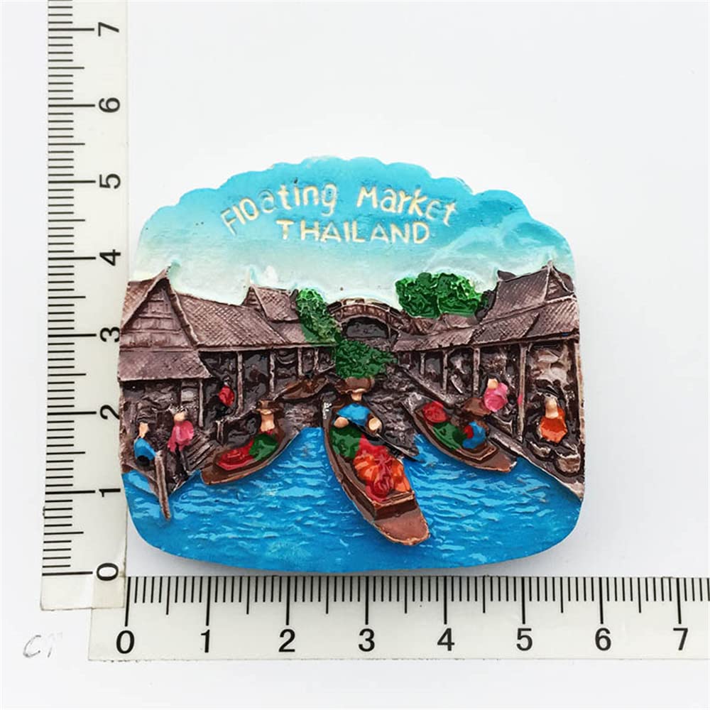 Galleggiante Mercato 3D Thailandia magnete frigorifero souvenir regalo