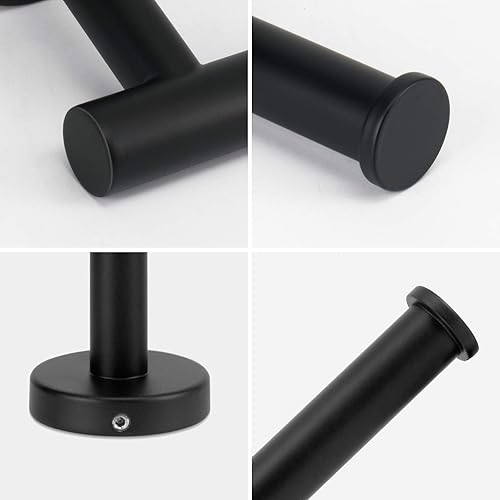 Miniatura 4 de NearMoon Portarrollos de papel higiénico para baño, acero inoxidable SUS304 de alta calidad, para montaje en pared, para baño, cocina, baño (paquete