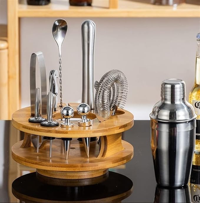 Kit de Bartender 12 Piezas, Coctelera de Acero Inoxidable 350ml miniatura 3