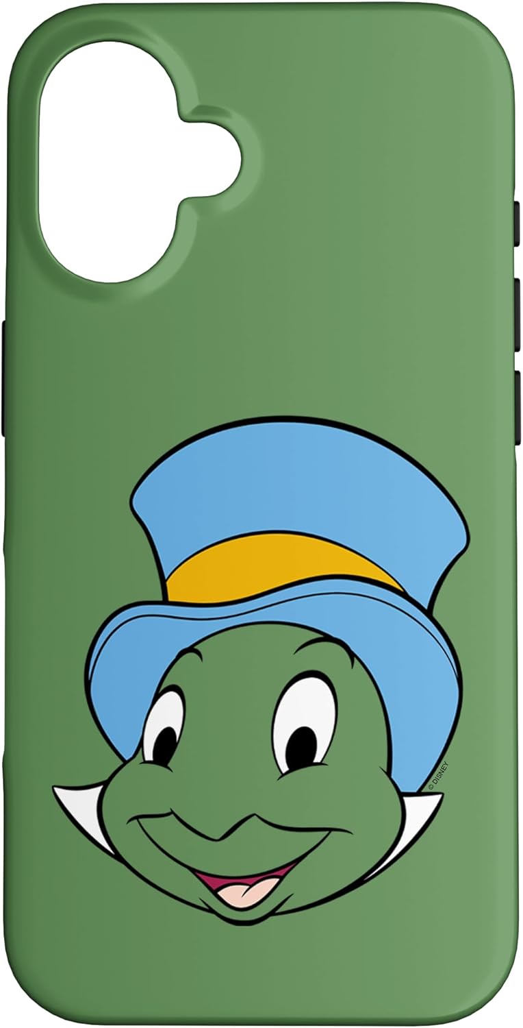 iPhone 16 Disney Pinocchio Jiminy Cricket Big Face Case