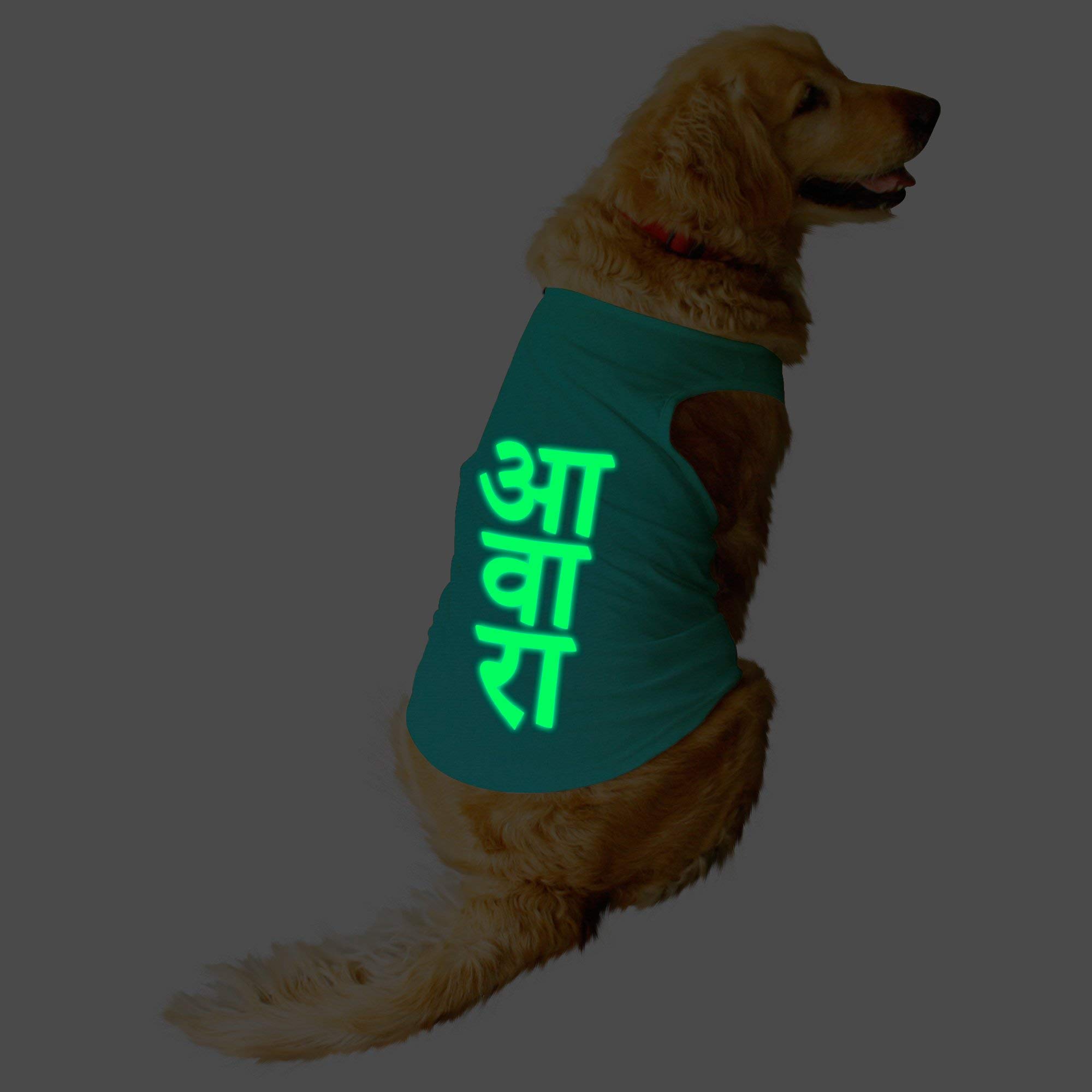 Ruse.Pet Awara Printed Glow in The Dark Round Neck Sleeveless Vest Tank T-Shirt/Tees for Small,Big Dog Clothes Summer Apparel./X-Small (New Born Puppy) (B089G3MBMP) Amazon Price History, Amazon Price Tracker