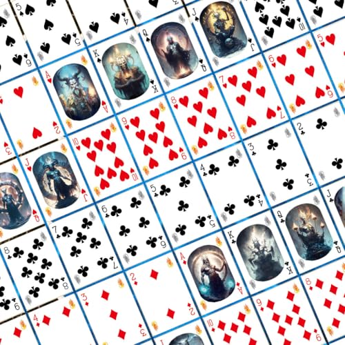 Naipes Poker Sacred Flame Diseño Doble Cara Antideslizante miniatura 5