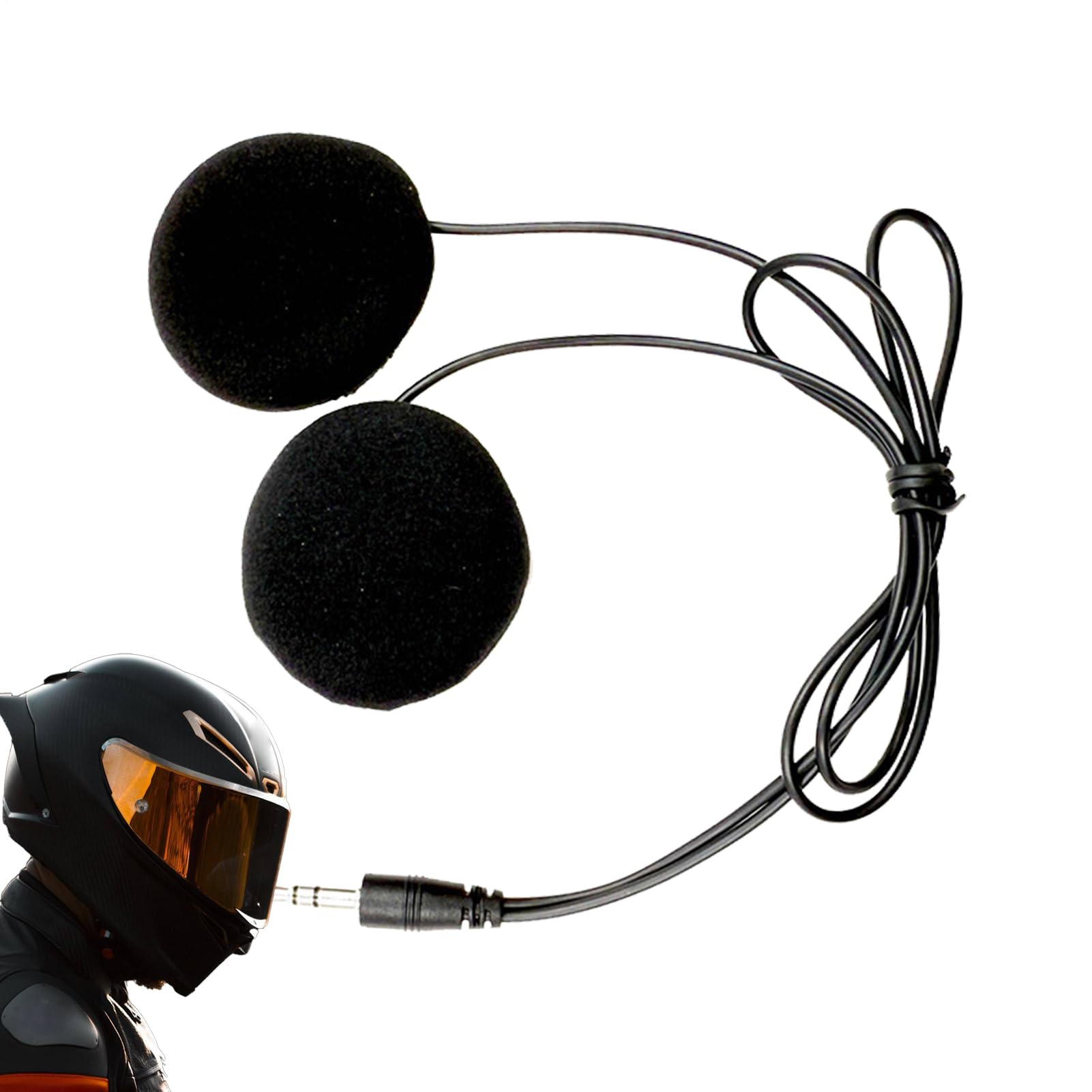 Generico Altoparlanti per Casco - Altoparlanti per Moto | Sportivi Per Moto Da Montagna Sci Motocross Snowboard E Avventure Outdoor