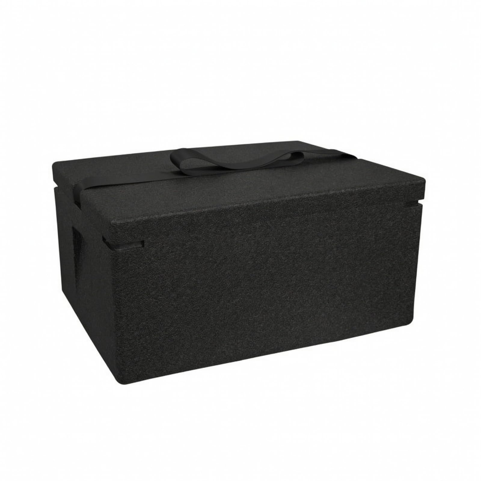 Nevera Espuma con Tapa Ligera | Portátil, Caja Térmica con Correa Mano, Maletín Isotérmico Correa Mano, para Picnic, Negro, 20L