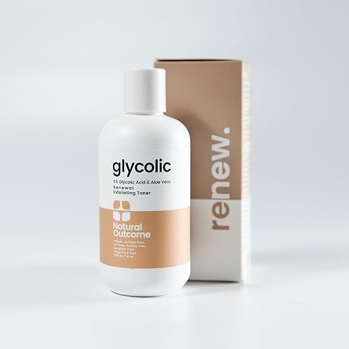 Miniatura 7 de Tónico de ácido glicólico al 5% para la cara | Tónico exfoliante suave - con aloe vera y extracto de quinua | Solución avanzada de tonificación