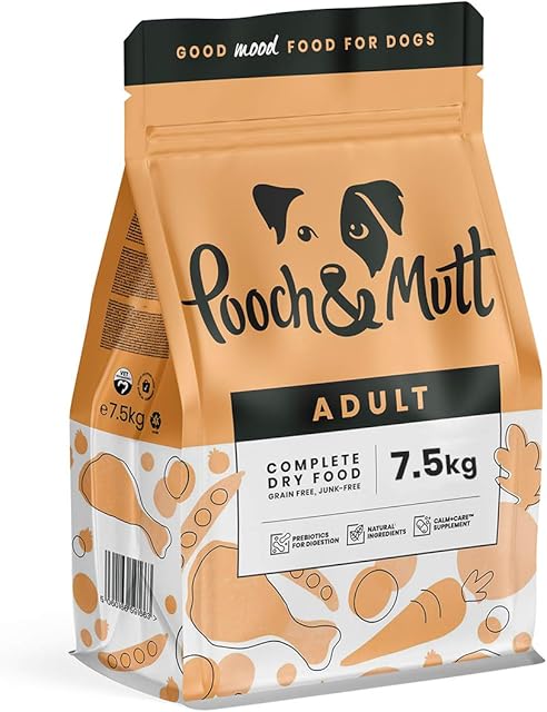 Pooch & Mutt - Complete Adult Dry Dog Food (Grain Free), Chicken & Superfood Blend, 7.5kg