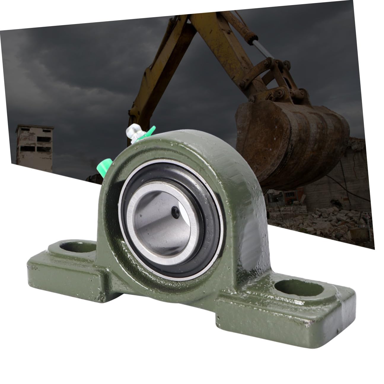 4pcs Pillow Block Bearing Ucp205-16 25.4mm Bore Vertical Outer Spherical Cast Iron Self-aligning Low Noise Mounted Bearings for Industrial Shaft Alignment