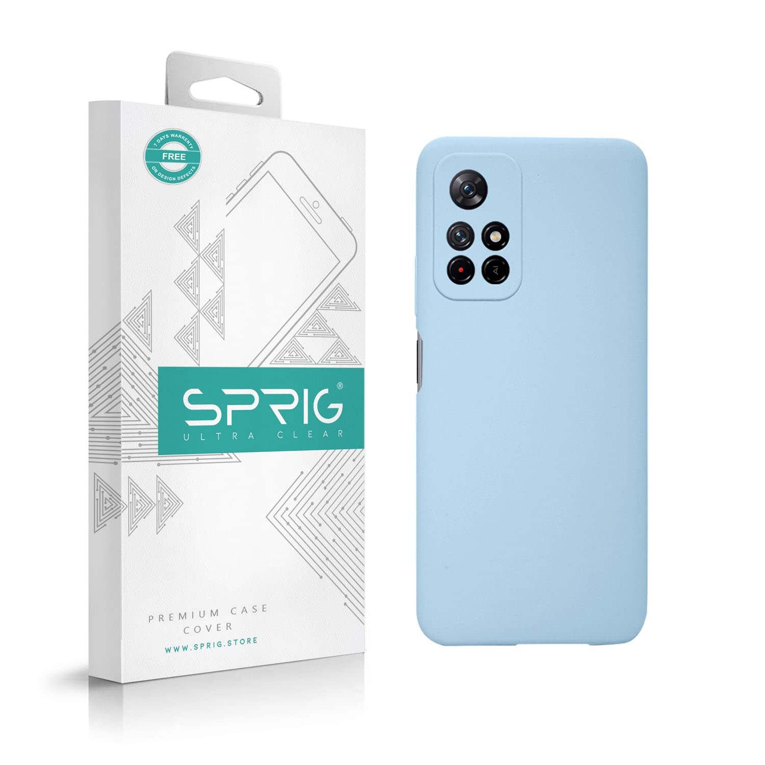 SPRIG Compatible with Redmi Note 11T 5G Phone Liquid Silicone Cover Premium Back Cover Drop Tested Shock Proof Mobile Case for Men, Women, Boys and Girls with Camera Protection (Denim Blue) (B0B25NTNM7) Amazon Price History, Amazon Price Tracker
