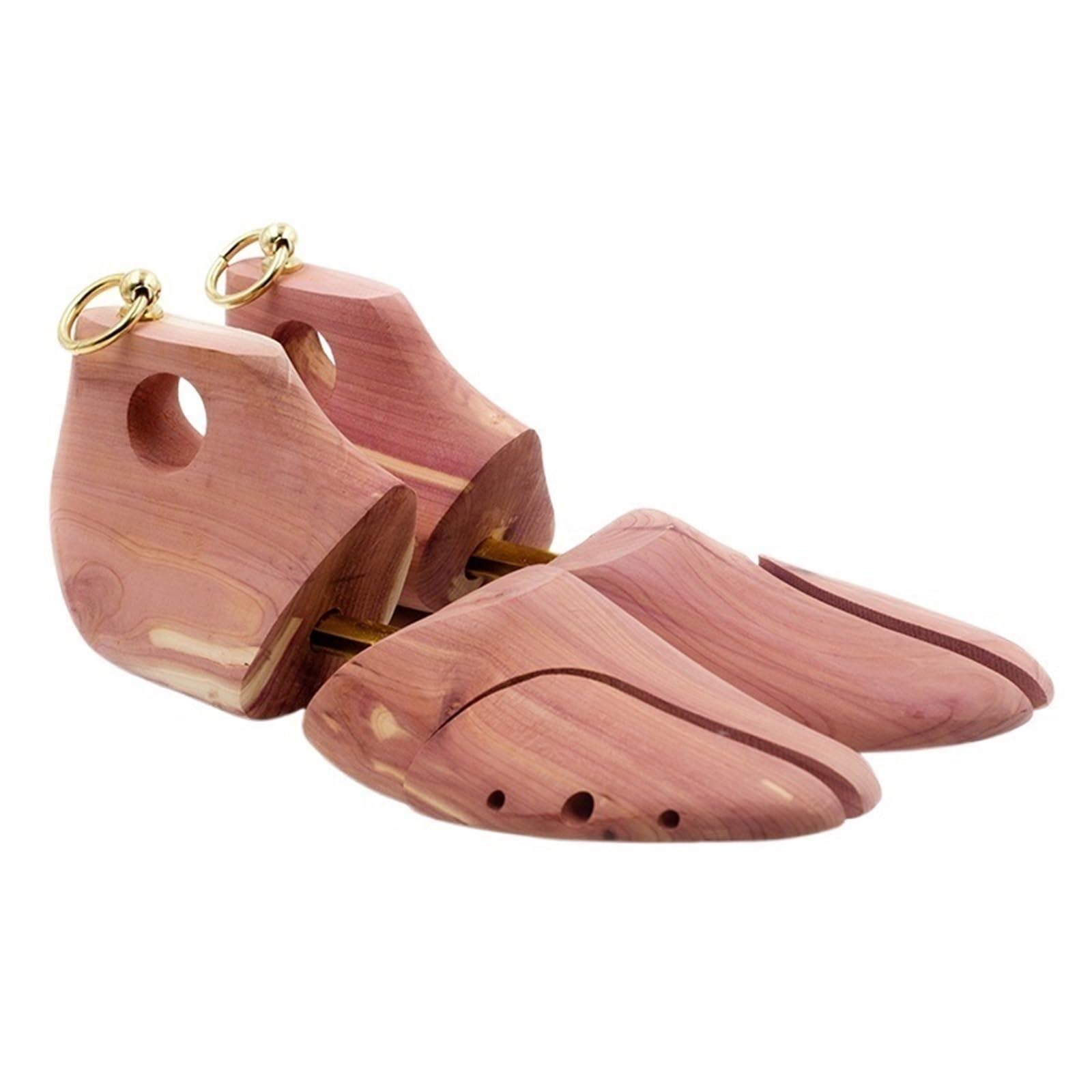 1 par de ensanchadores zapatos ajustables madera cedro rojo for hombre, soporte for árbol, dispositivo expansor botas
