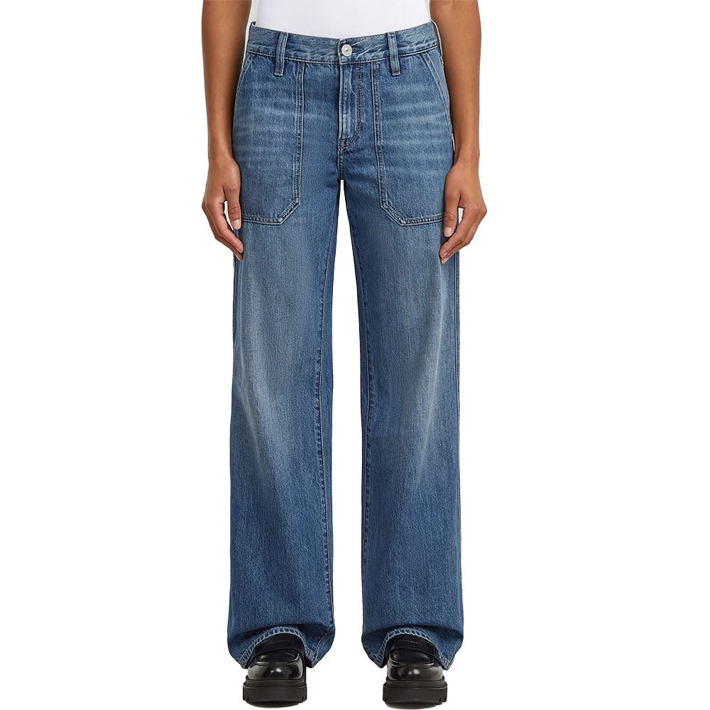 G-STAR Judee Carpenter Loose Jeans, Faded Cliffside Blue D23590-d536-g326, 33W x 32L
