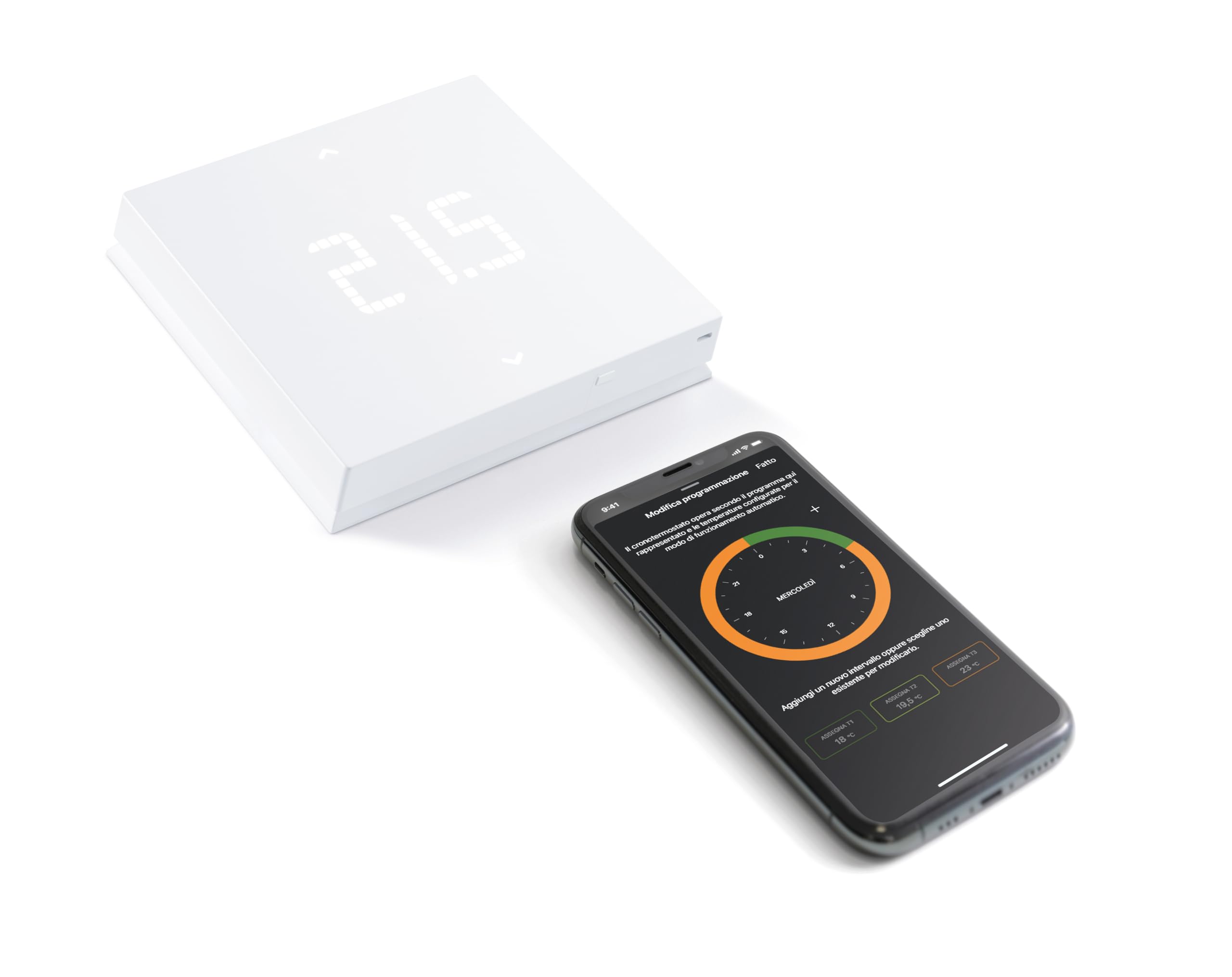 Vimar 02912 Termostato WiFi, compatibile con assistenti vocali Alexa e Google — immagine 4 di 16