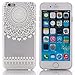 Clear Plastic Case Cover for Apple Iphone 5 5s 5c (Henna) Mandala Sun Lace Tribal Vintage (For iPhone 5 5S)