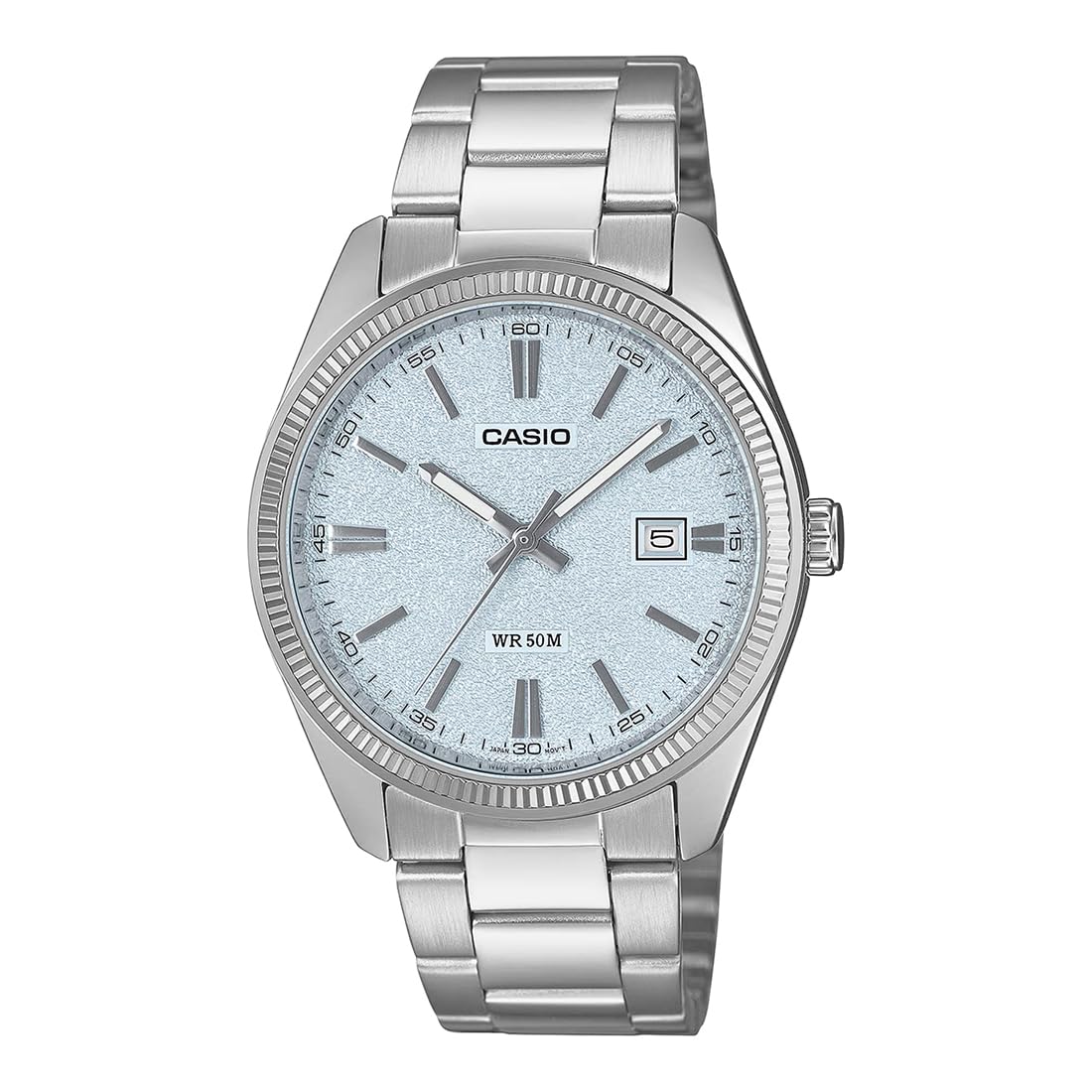 Casio Enticer Men MTP-1302DA-2A2VDF Blue Dial Analog Watch Sky blue