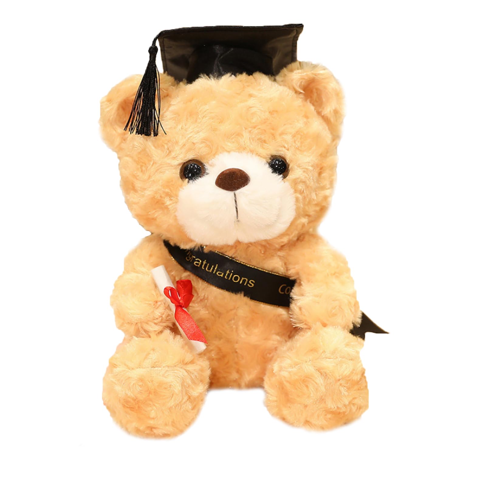 Aliangting Graduation Teddy Bear, 9”/ 23 cm Graduation Bear with Diploma and Hat，Graduation Plush Teddy Bears Tuffed Animal for Her/Him High School College Graduation Gifts for Over 12years Old