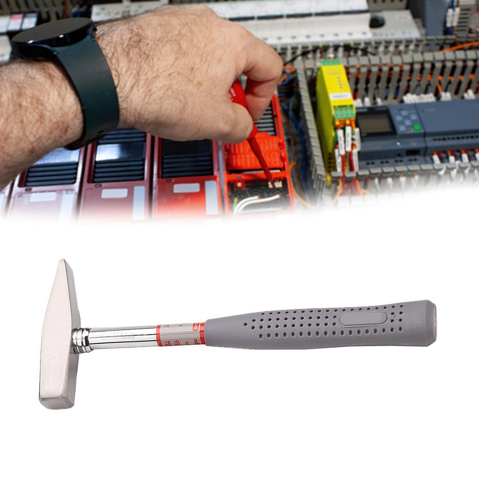 Flat Head Fitter Hammer Hand Tools Duckbill Hammer High Carbon Steel Sheet Metal Hammer Architectural Tool