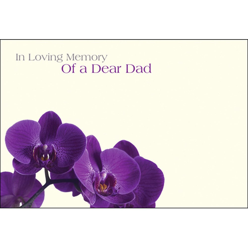 Funeral & in Loving Memory Floristry Message Cards Flowers and Floral Tributes (in Loving Memory of a Dear Dad)