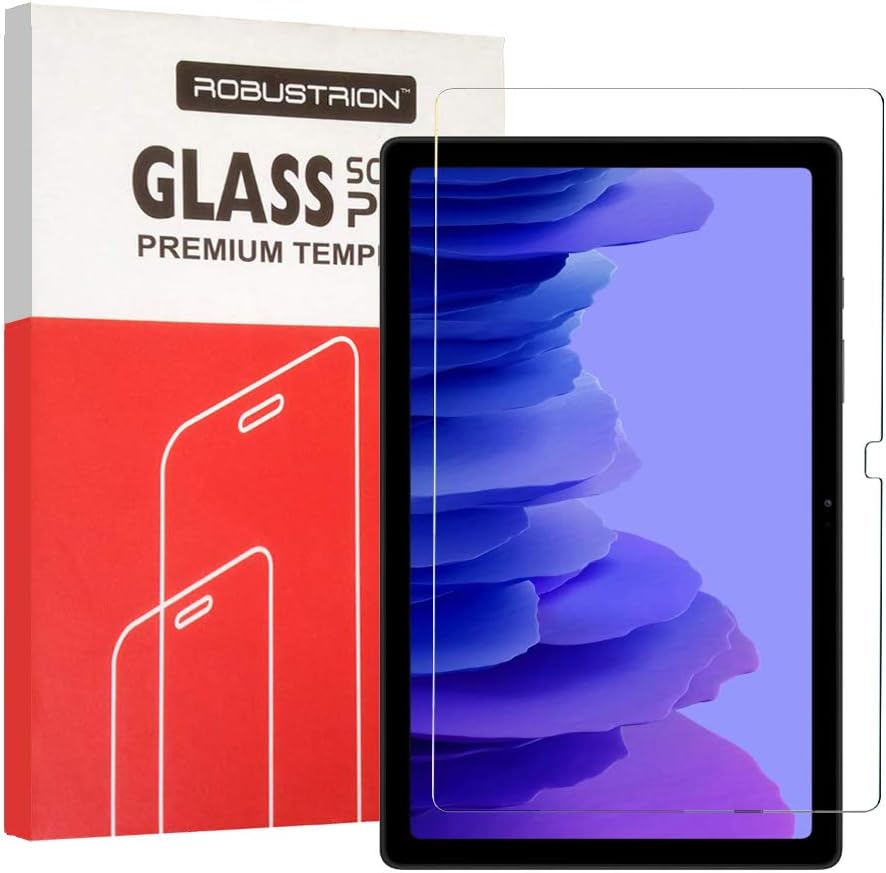 Robustrion [Anti-Scratch & [Smudge Proof] [Bubble Free] Premium Tempered Glass Screen Protector for Samsung Tab A7 10.4 inch 2020 [SM-T500/T505/T507]