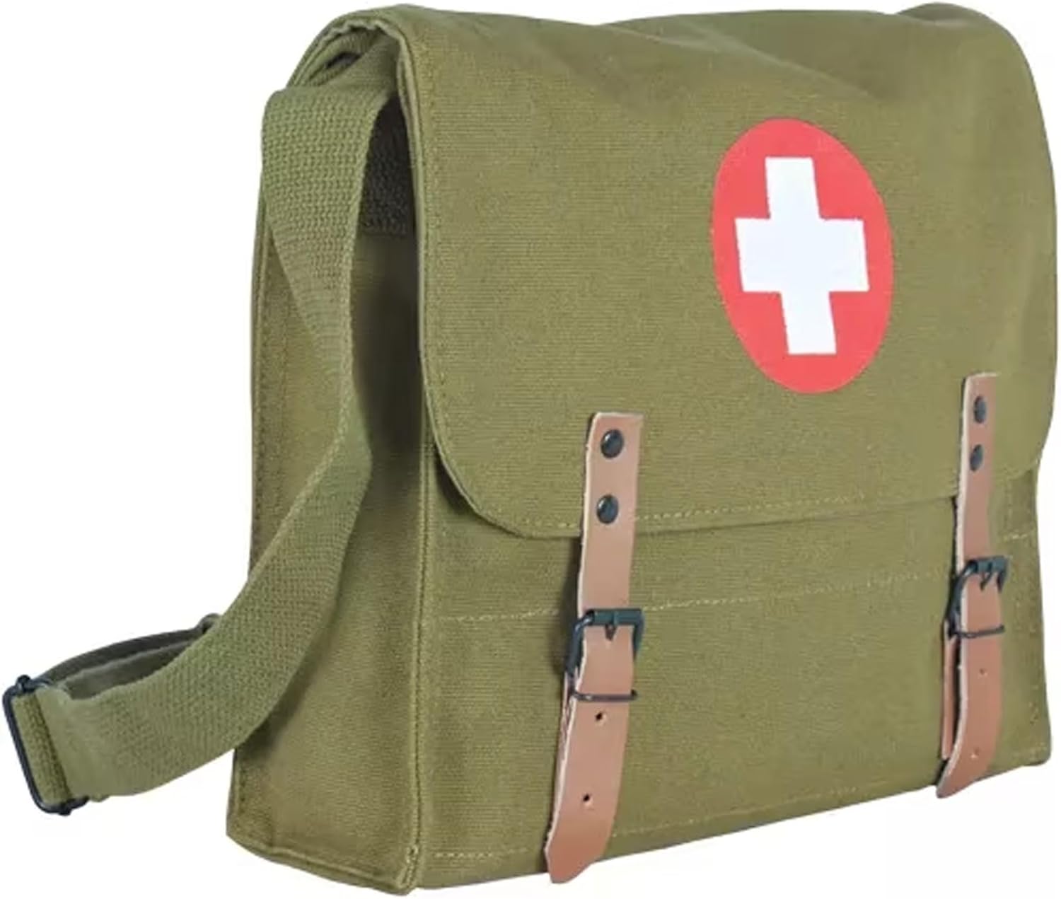 Fox Outdoor Products German Medic Bag without Contents - Durable Tactical Empty 12.5" x 10.25" with Adjustable Shoulder Strap