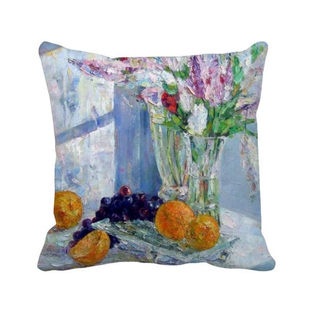Cadeau de crémaillère housse de coussin artistique nature morte pour décoration
