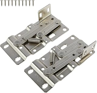 Scissor Hinges, Tip Out Tray Hinges, 45-Degree Metal Soft Close Scissor Hinges, Hinges Premium Kitchen Cabinet Hinge Nickel Plated Steel for Kitchen Sink or Bathroom Cabinet Organizer