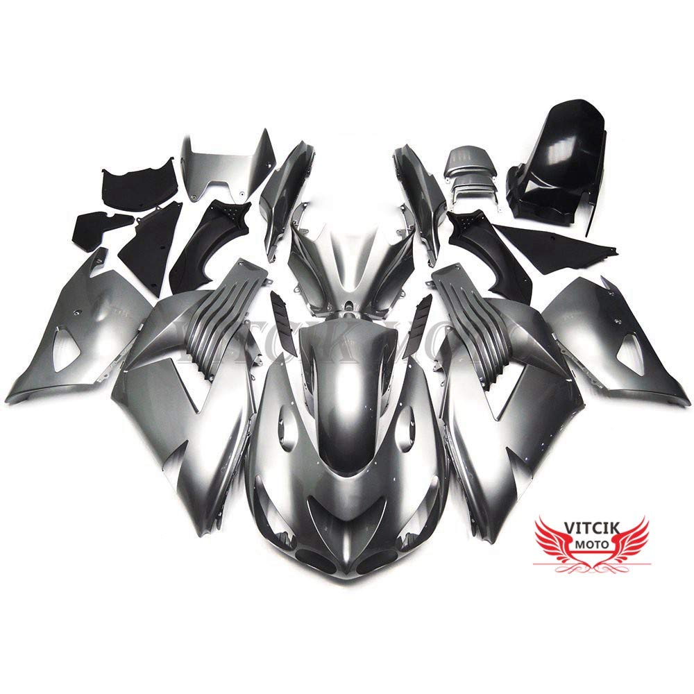 あセット Amazon | VITCIK (フェアリングキット 対応車種 ZX14R ZX-14R ZZ-R1400