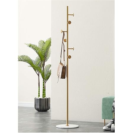 Amazon コートハンガー ハンガーラック 衣類収納 ポールハンガー 衣類掛け 玄関 高さ170cm 頑丈 大理石ベース おしゃれ ハンガーラック オンライン通販
