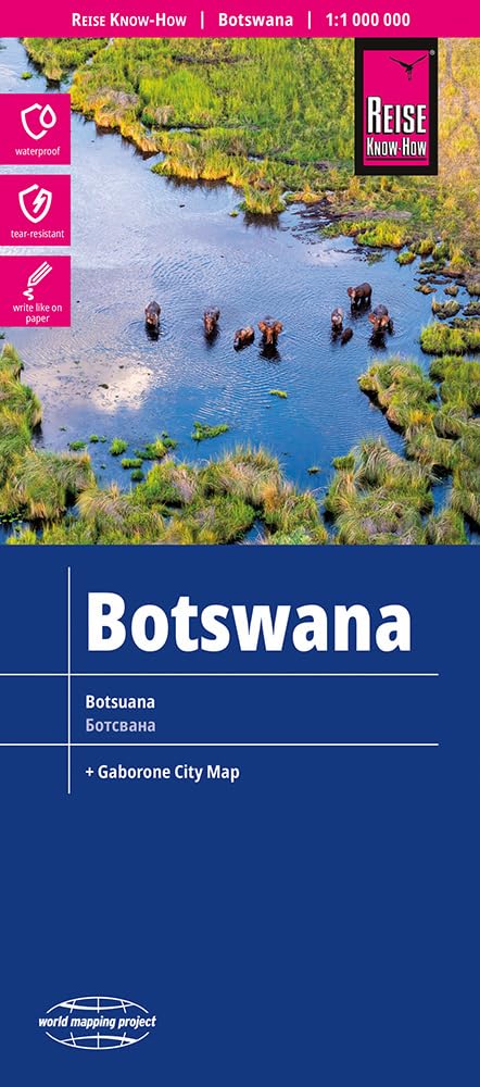 Botswana GPS: world mapping project (Botswana (1:1.000.000))