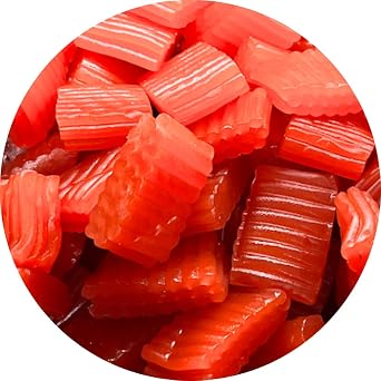 Swedish Candy Smultronmatta Wild Strawberry Candy Belts | Swedish Pick and Mix Classic | Fruity Chewy Candy Strips 8oz - 1/2 lbs - 227g