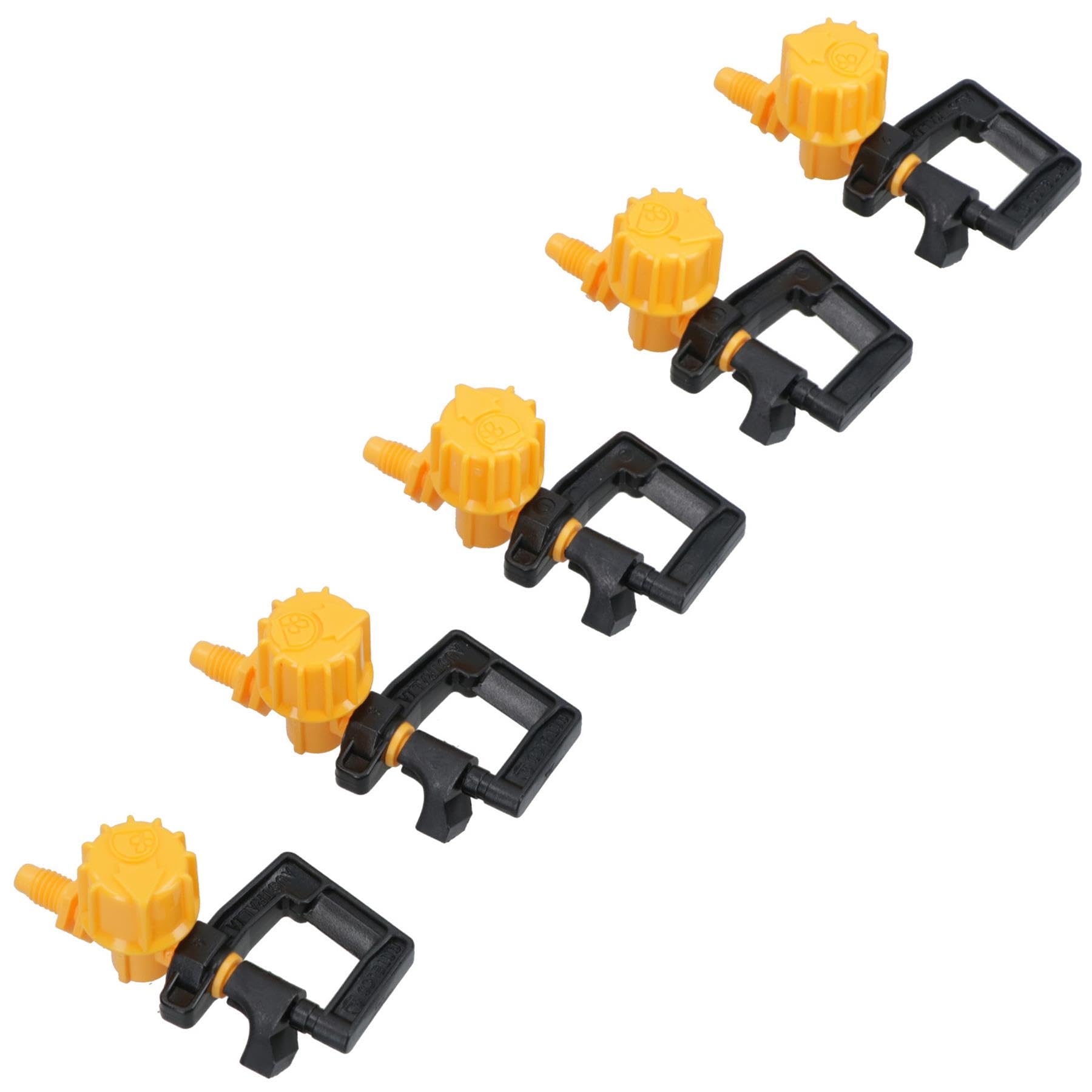 Hozelock Adjustable Micro Sprinkler Vari Rotor Sprayer 360 Degree Coverage 5pc