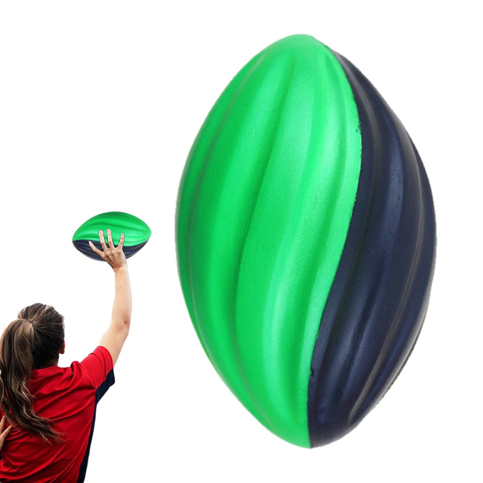 Genérico Pelota De Rugby para Niños: Pelota De Espuma De Rebote Lento De 5 Pulgadas, Diseño En | De Entrenamiento Sólido Y Suave para Juegos En Interiores Y Exteriores, Equipo Deportivo Seguro
