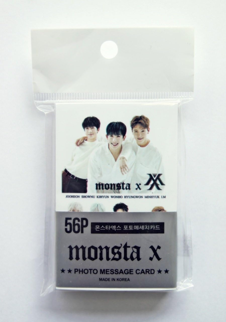 MONSTA X New Photo Message Card (56P) Postcard Set
