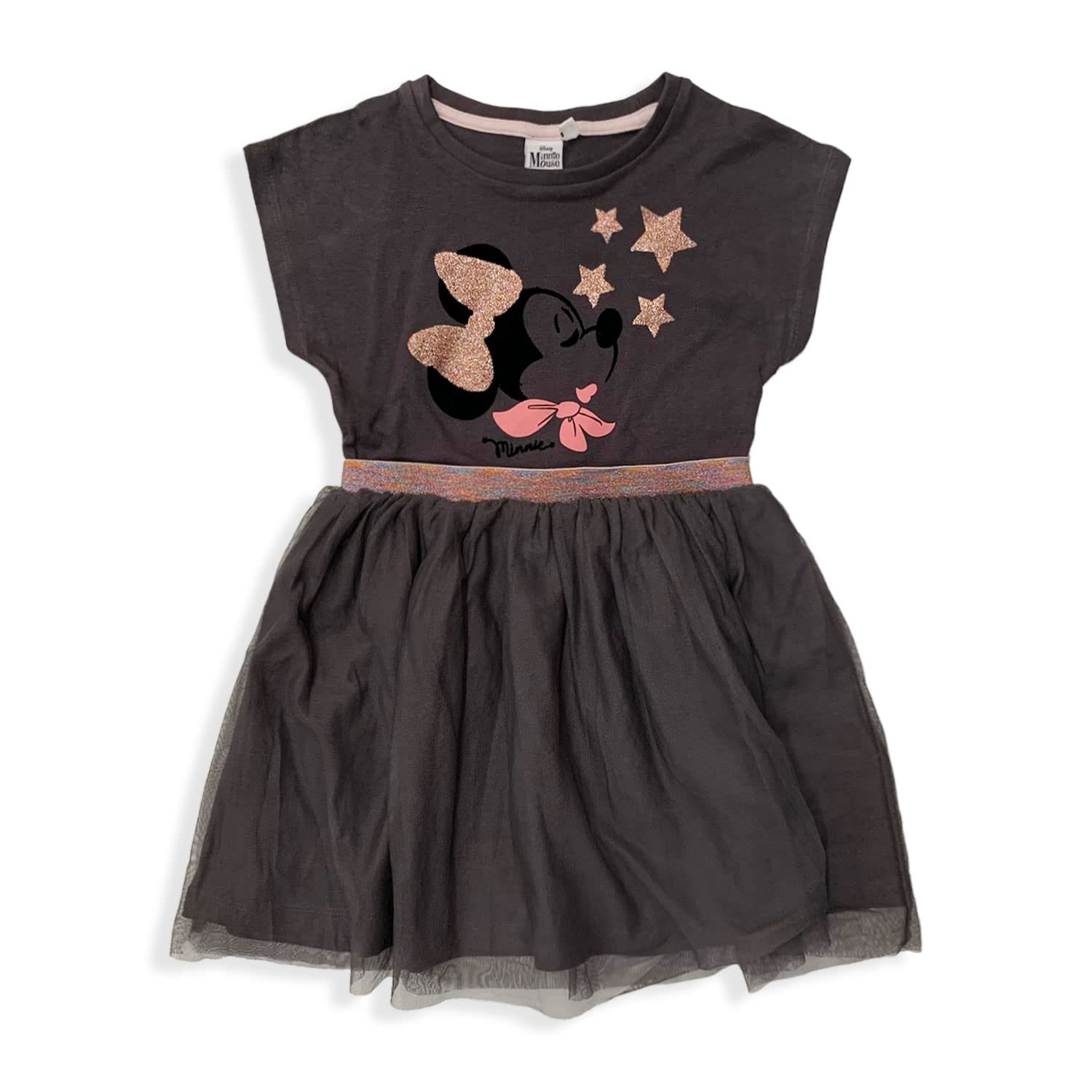 Sukienka Dziewczyna Disney Minnie Mouse Sukienka Drukowane Spódnica Tiul 5584