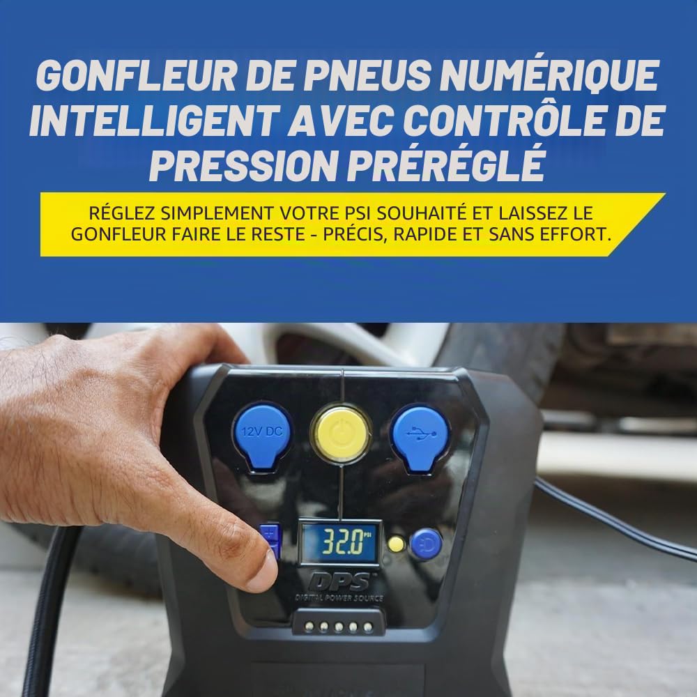 Michelin - 12266 - Gonfleur de Pneu Rapide à Haute Puissance