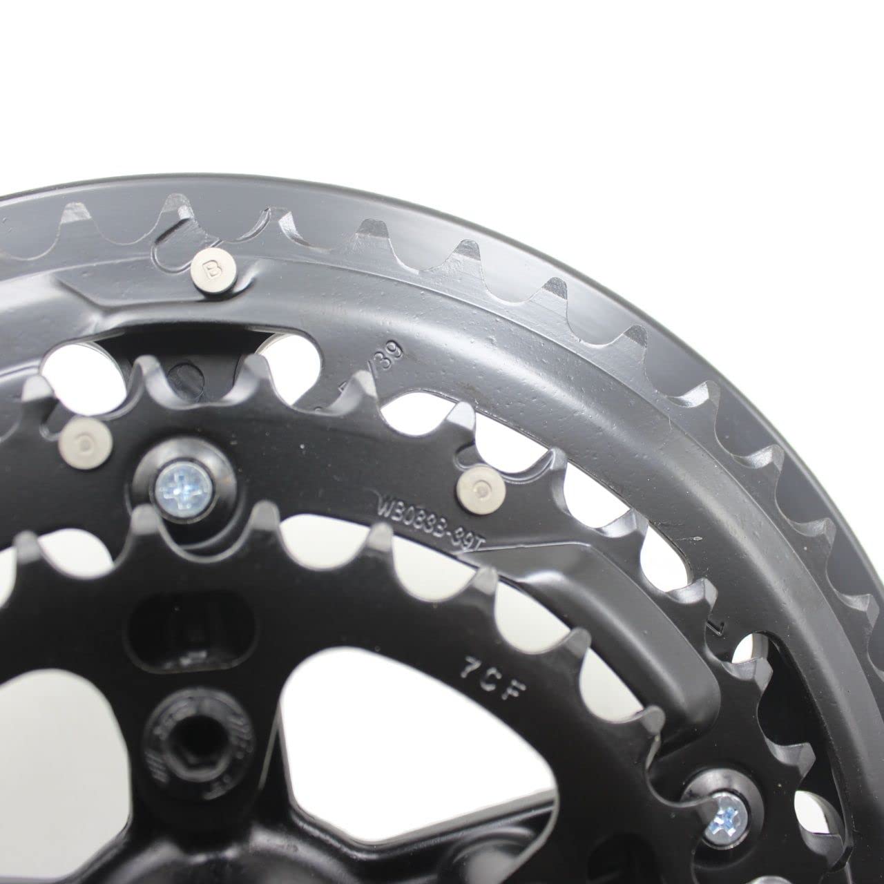 Guarnitura MTB 10 velocità 30/39/5. 0T MTB. Bicicletta a manovella Set da imballaggio 165mm in Lega di Alluminio in Lega di Alluminio pignone a Catena Diamante Foro a Catena Guarnitura