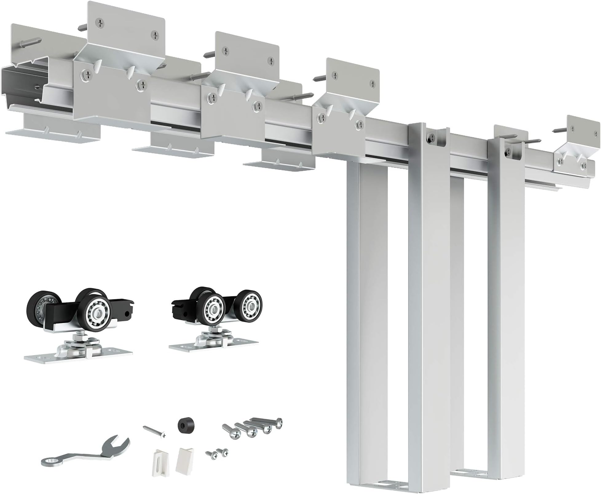SLIDOR Pocket Door Steel Frame Kit & Soft Close System Hardware System