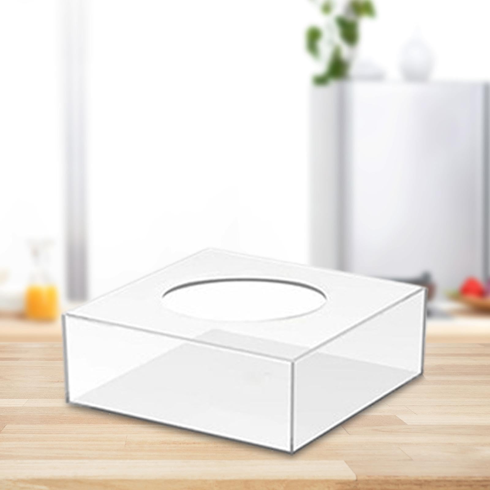 Soporte Cuadrado de Acrílico para Exhibir Pasteles en Y Reuniones, 30cmx30cmx10cm
