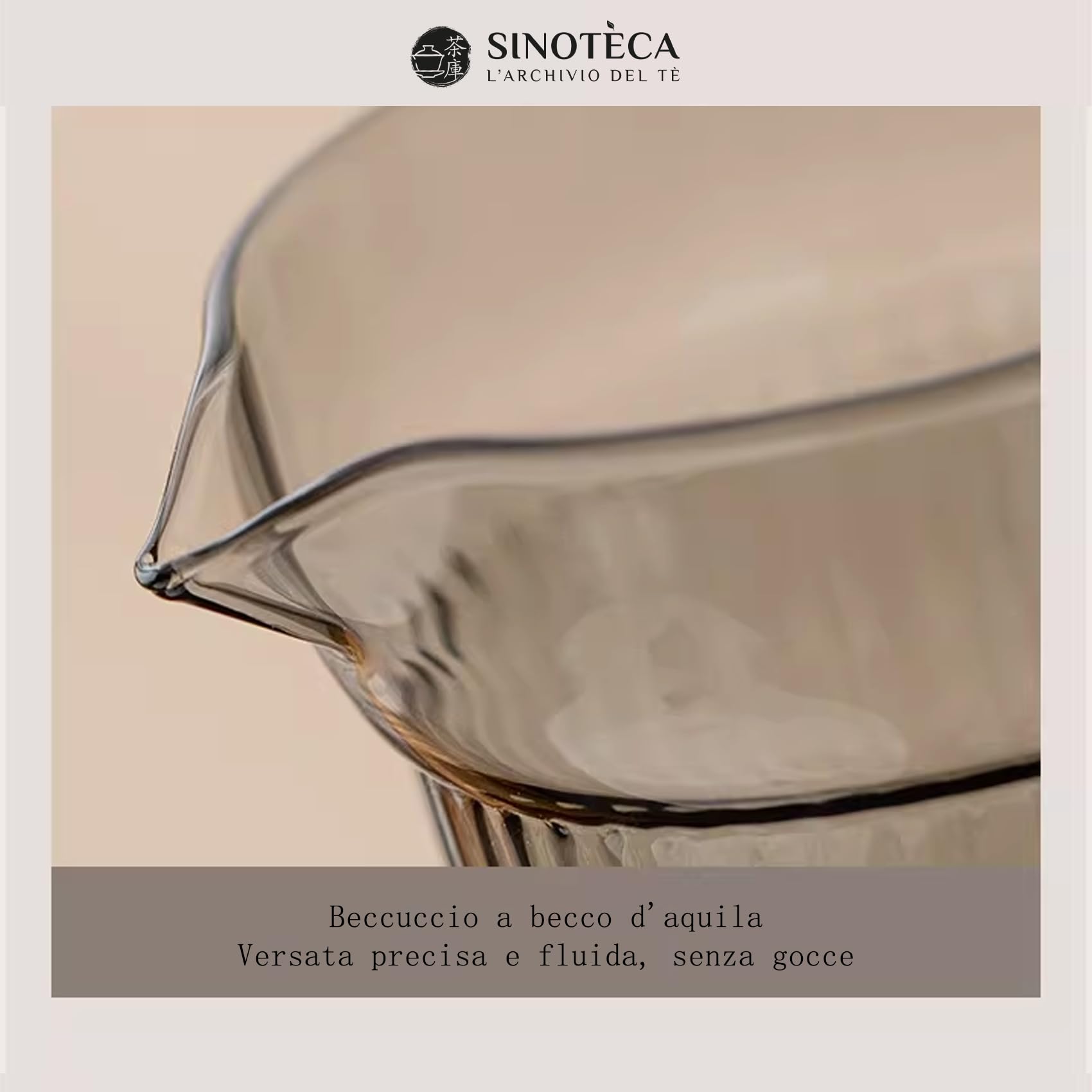SINOTÈCА Set da Tè da Viaggio Portatile – Servizio da Tè Kung Fu con Teiera in Vetro 120ml, Caraffa in Ceramica 200ml, 3 Tazzine 25ml, Pomello in Legno di Noce, Custodia Rigida Antiurto Inclusa