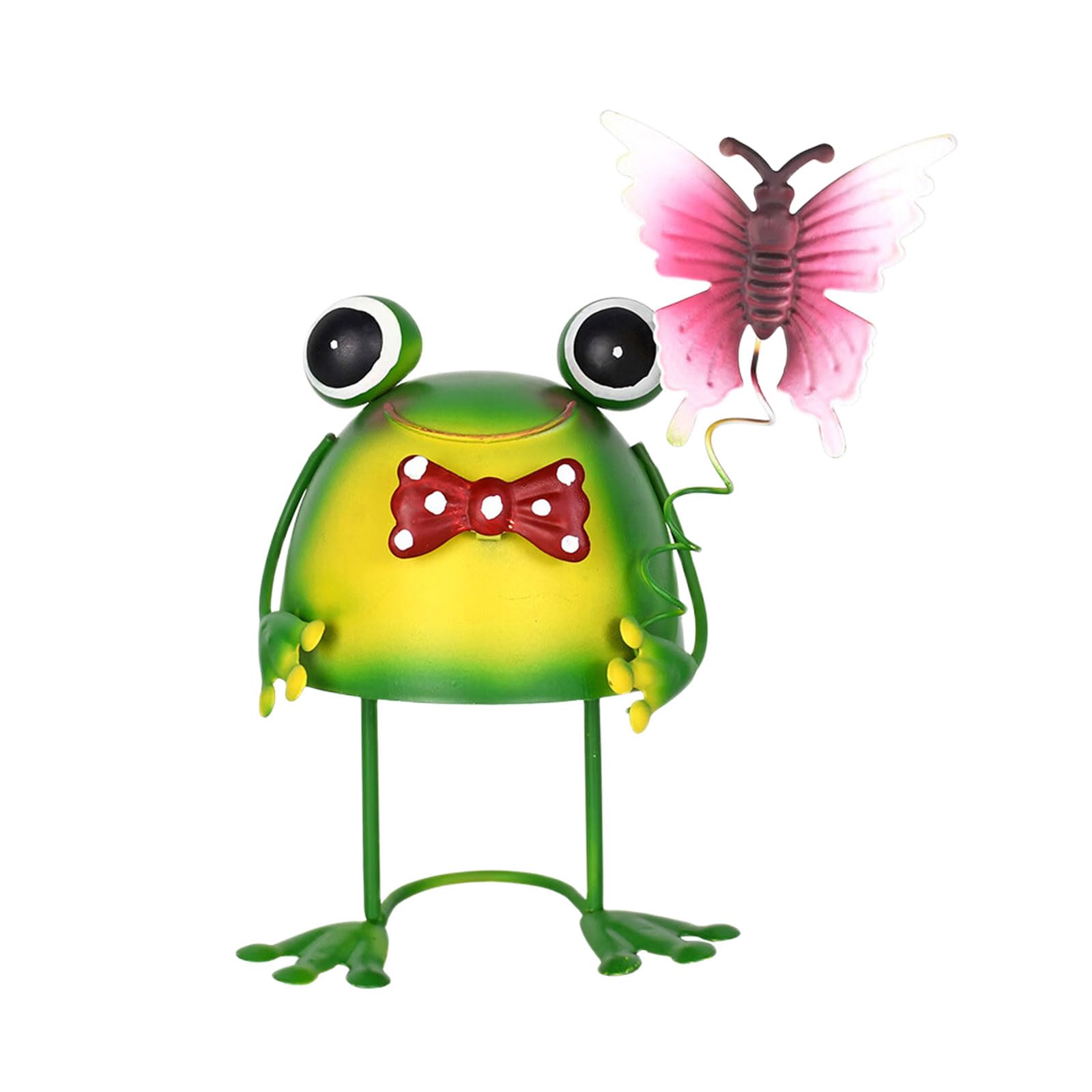 YWLUUOO Unique Frogs Shape Sculpture Iron Artwork Lawns Ornament Suitable for Stable Placement in Backyard or Front Pathway Porch Unique Frogs Shape Iron Artwork