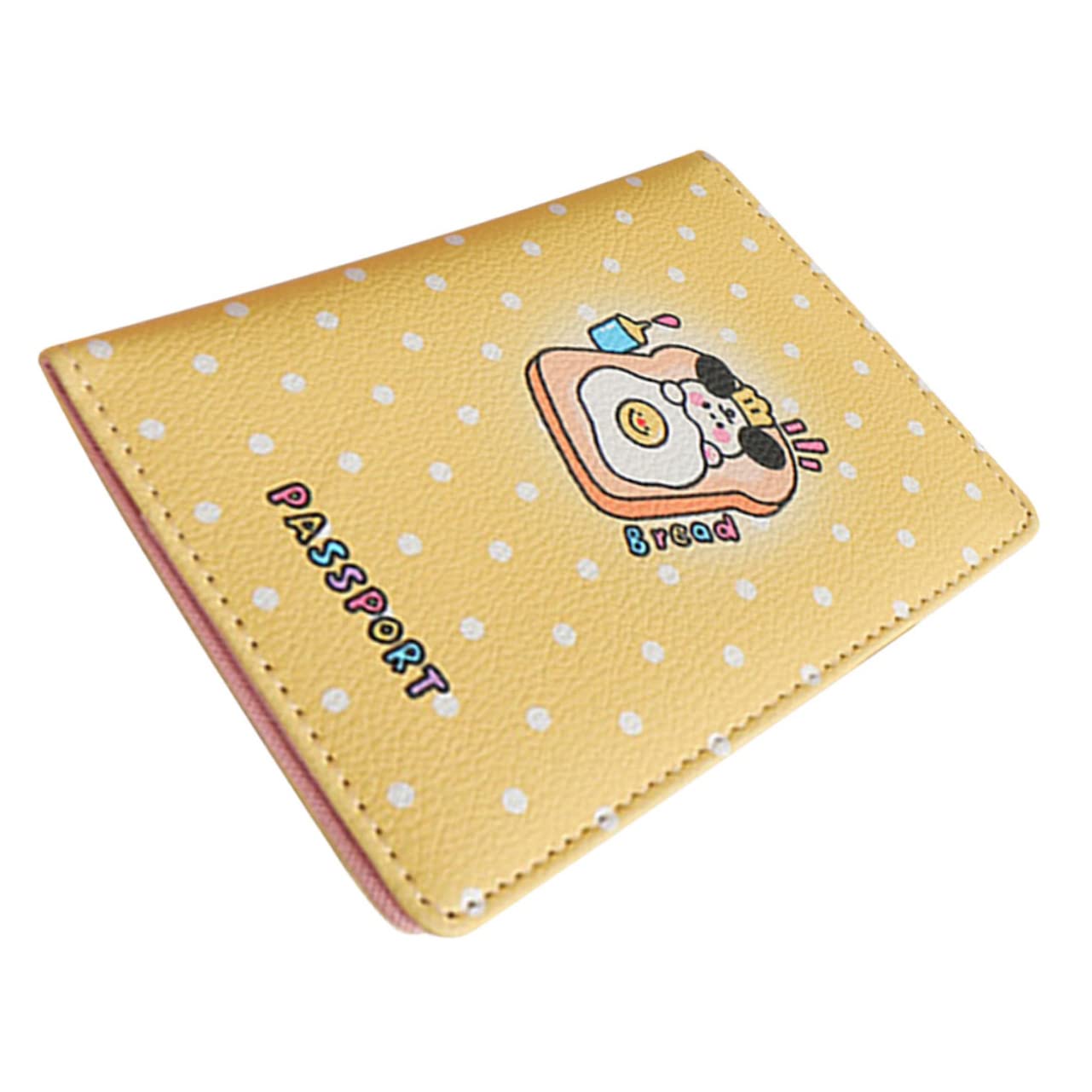 STOBOK 4piezas Funda De Pasaporte De PU De Diseño De Caricatura Organizador De Viaje para Tarjetas y Documentos para Estudiantes y Viajeros Protección Resistente y Duradera