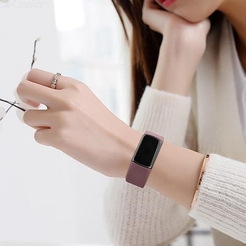 Vista 59 de Meliya Correa compatible con Fitbit Charge 6 Bands/Fitbit Charge 5 Bandas Mujeres Hombres, Silicona Suave Ajustable Impermeable Deportiva Correa