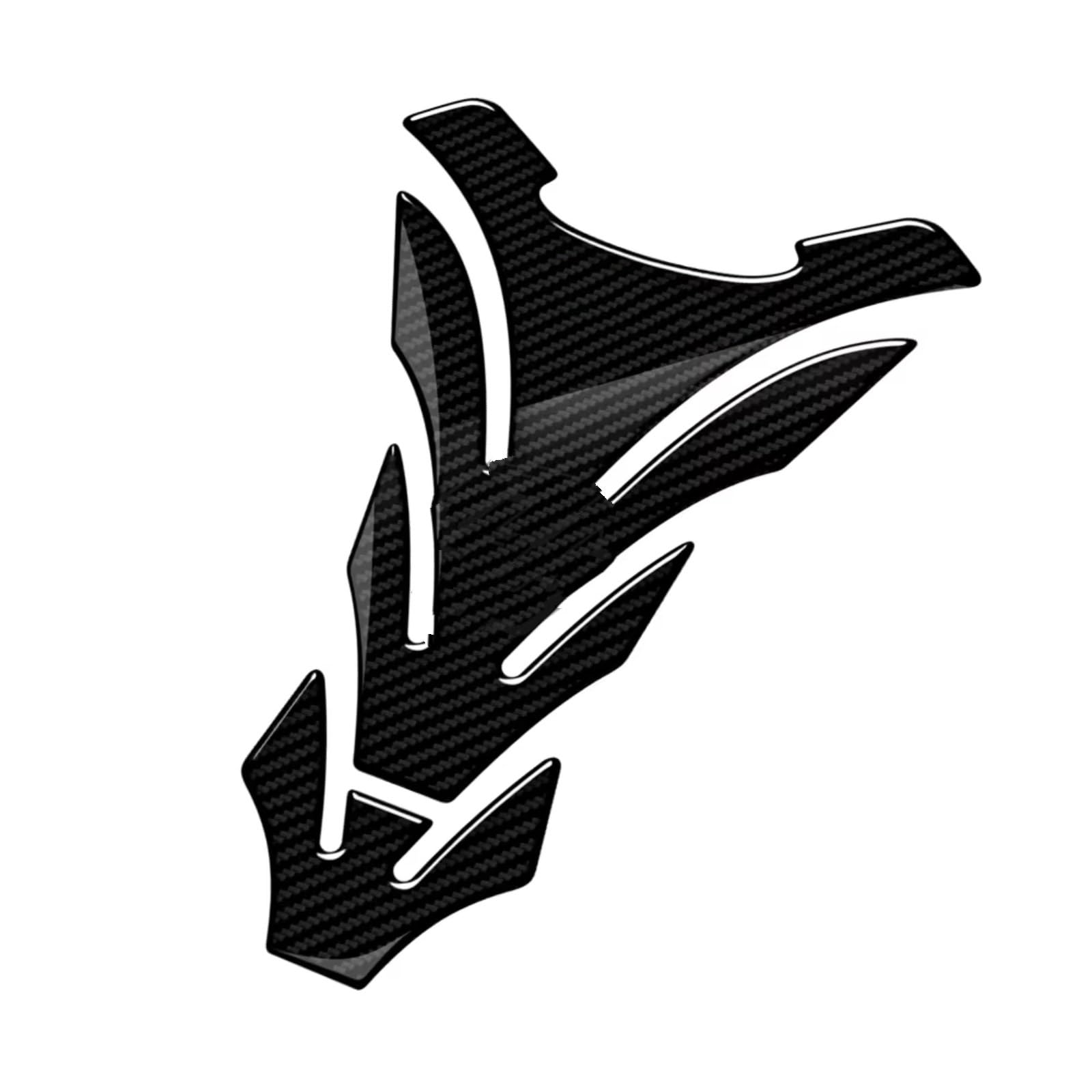 Compatibile Con CBR900RR Per CBR1000RR Per CBR1100XX 3D Carbon Look Moto Tappo Serbatoio Carburante Etichetta Sovrapposta Pellicola Copertura Decorativa Antiscivolo Serbatoio(B)